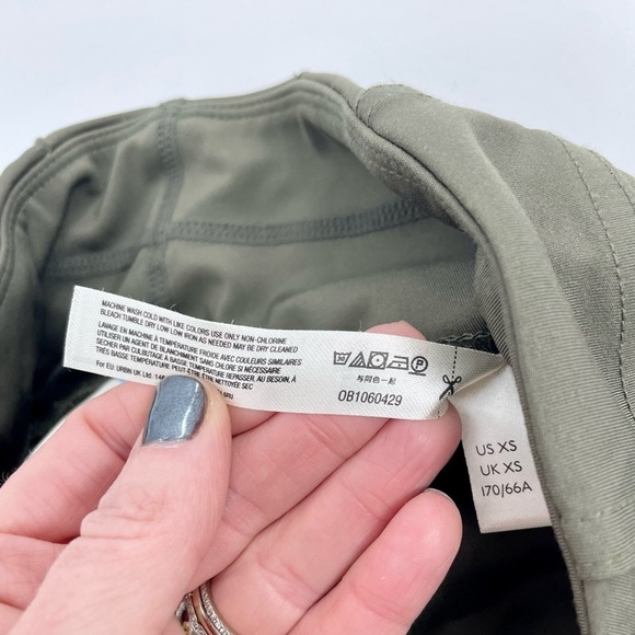 FP Movement Keep It Up High Rise 7/8 Army Green Athleisure Leggings Neutral XS - Picture 7 of 10